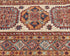 12 Feet Beige Kazak Afghan Hand Knotted Wool Runner Rug